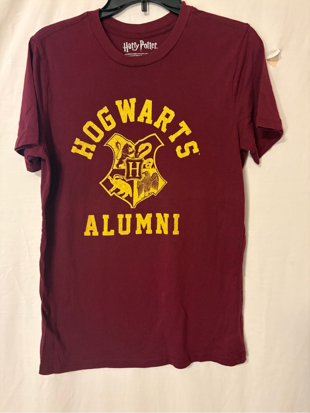 Warner Bros. Harry Potter Logo Tee - Burgundy & Yellow